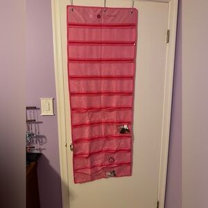 Dark Pink hanging organizer